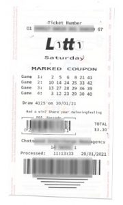 Sobota loterija vozovnica